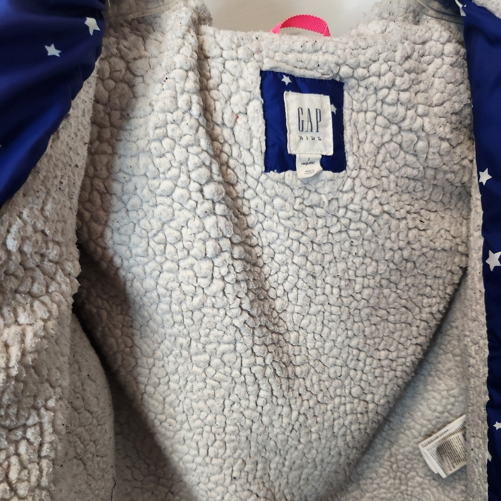 Gap Sherpa Lined Hooded Coat - Picture 5 of 8